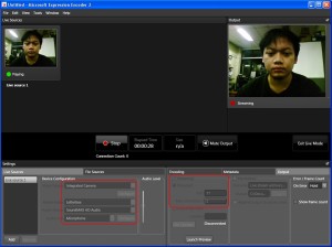Expression Encoder 2 live-broadcast-ing